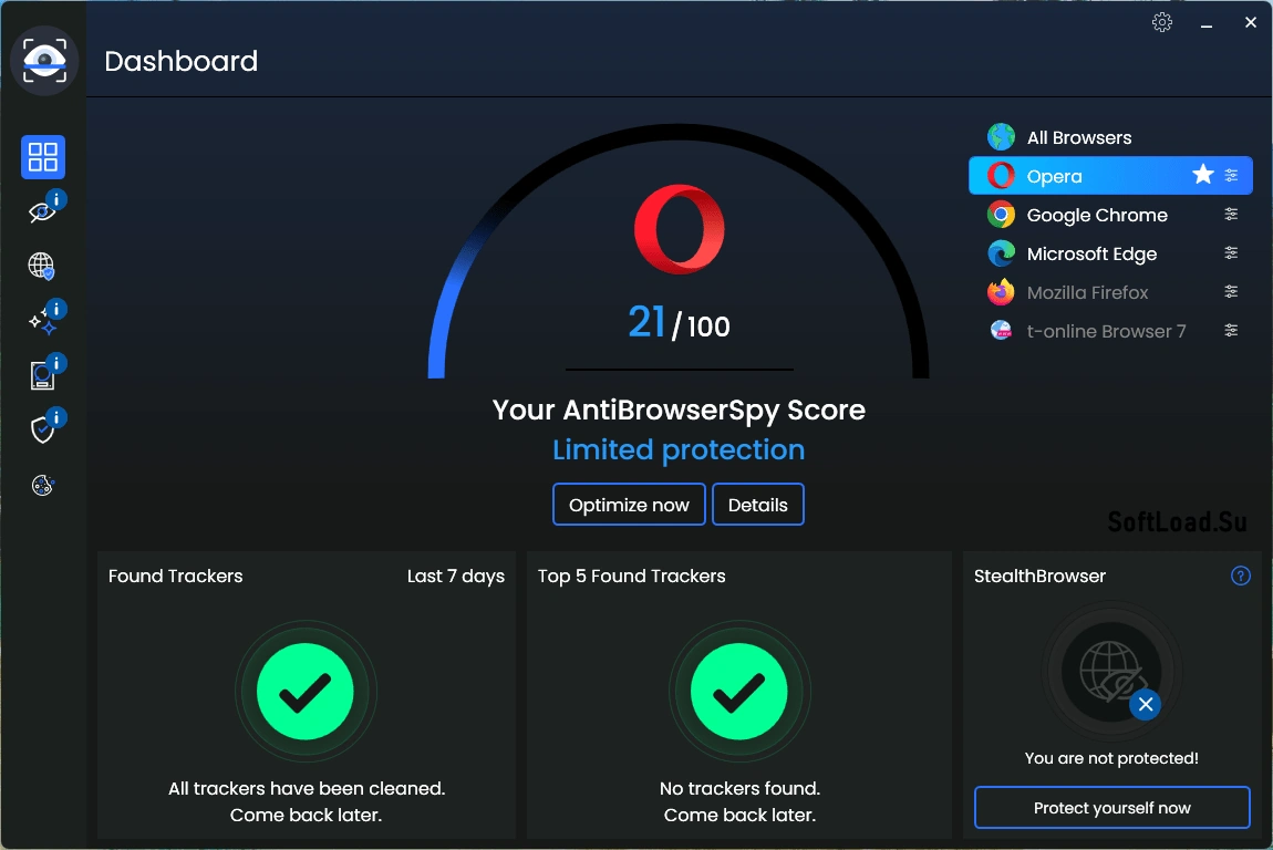 AntiBrowserSpy — изображение 1