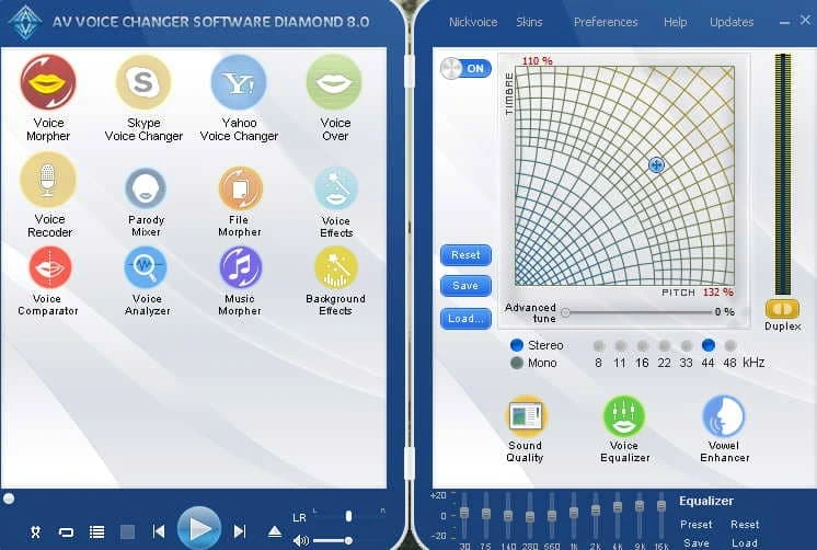 AV Voice Changer Software Diamond 8.0 (изменение голоса) + Crack