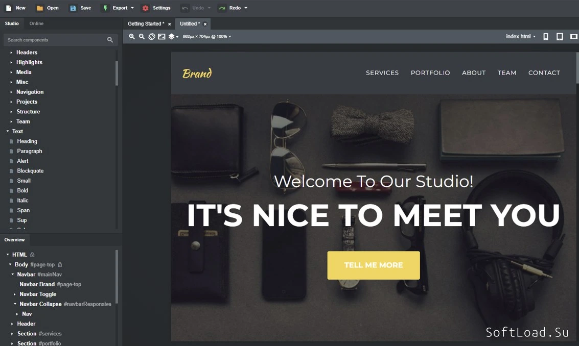 Bootstrap Studio — изображение 2