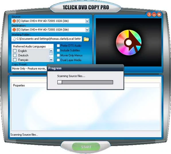 1CLICK DVD Copy — изображение 1
