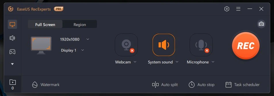 EaseUS RecExperts — изображение 1