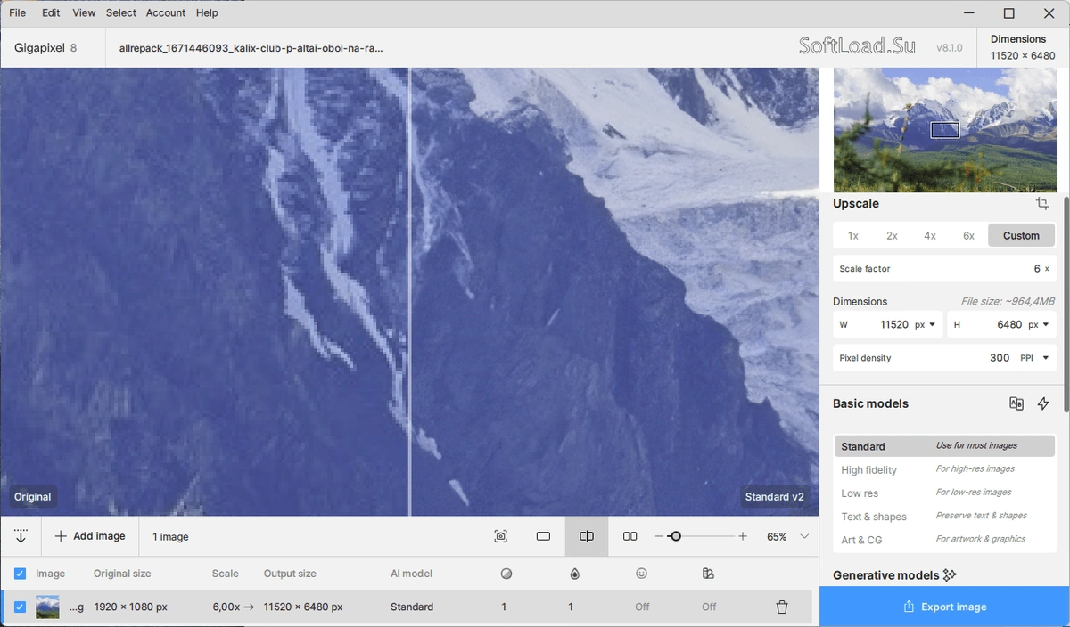 Topaz Gigapixel AI — изображение 1