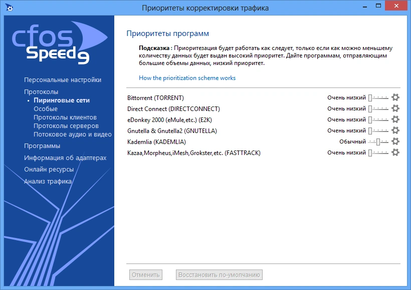 cFosSpeed — изображение 1