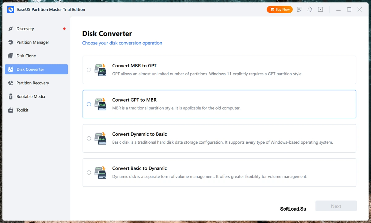 EASEUS Partition Master — изображение 2