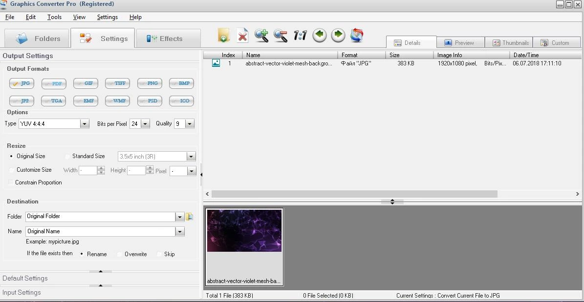Graphics Converter — изображение 1