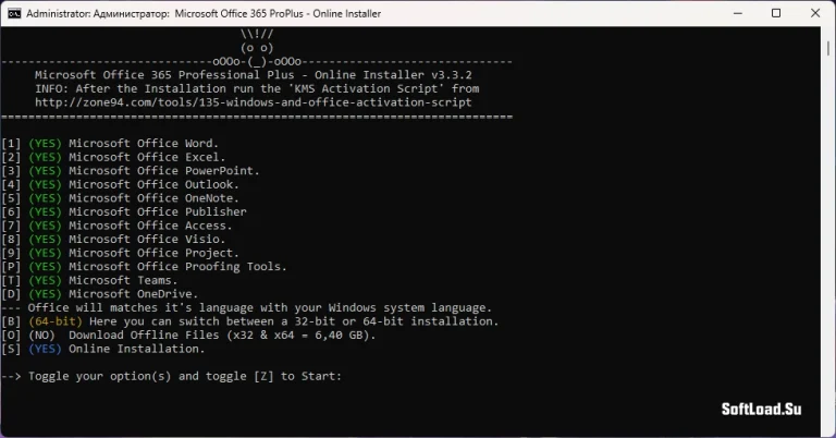 Online Installer v3.3.2 Microsoft Office 365 ProPlus
