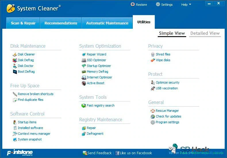 Pointstone System Cleaner — изображение 2