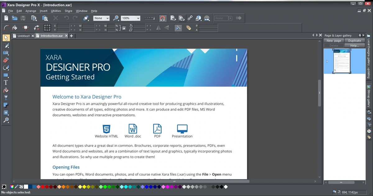 Xara Designer — изображение 1