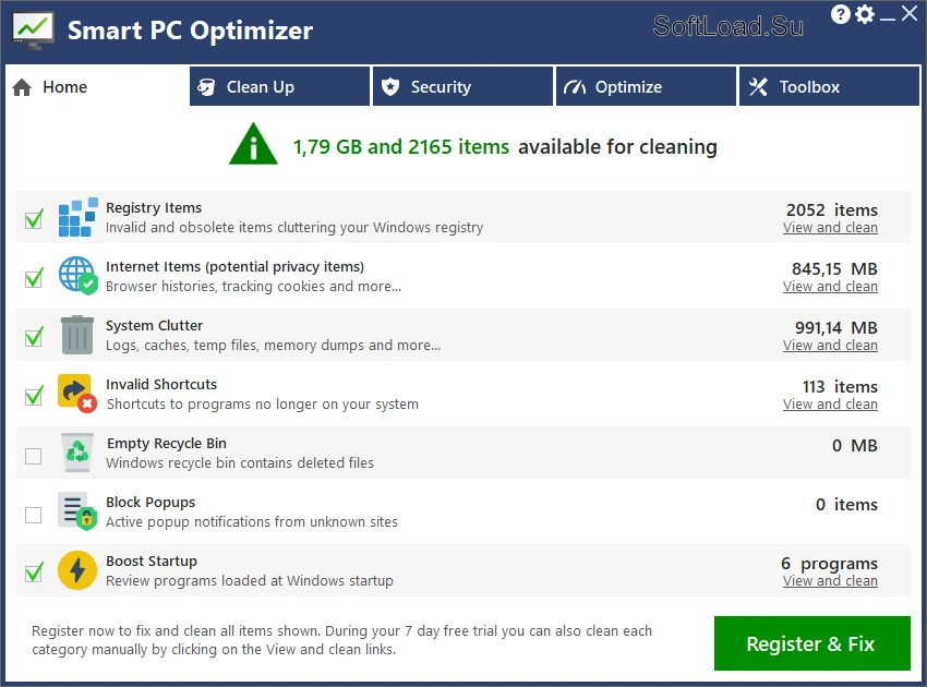 Smart PC Optimizer — изображение 1